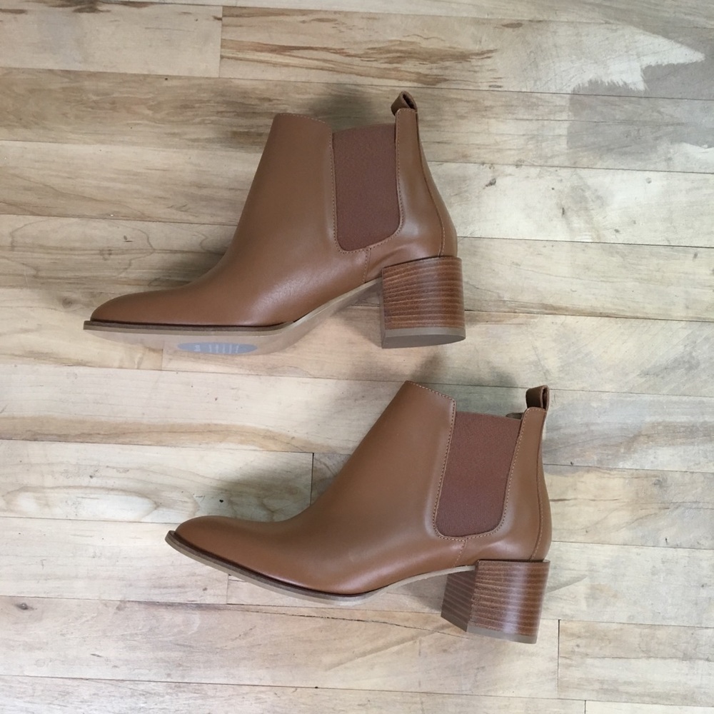 Everlane Heel Boots in Cognac size 7.5